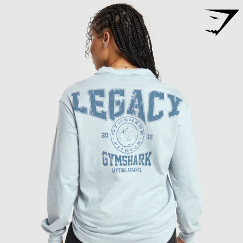 Legacy Long Sleeve Top - Fresh Blue(S)