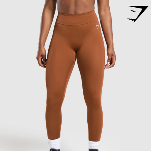 GS Power Regular Leggings - Copper Brown(M)