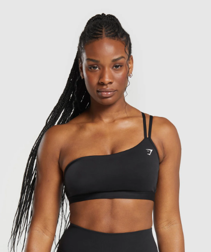 Preventa One Shoulder Sports Bra - Black(S)