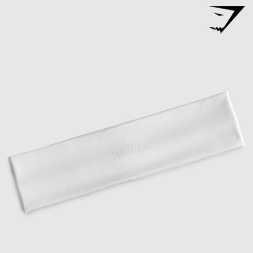 Straight Headband - White