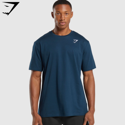 Crest T-Shirt - Navy(M)