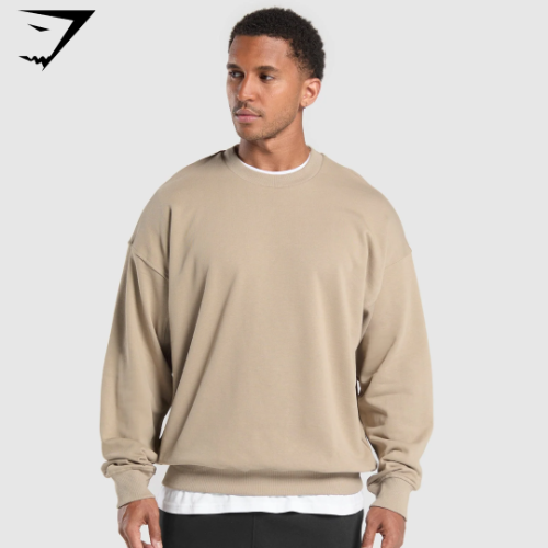 Rest Day Essentials Crew - Sand Brown(XS)