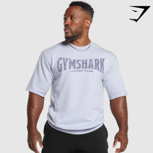 Heritage Washed Short Sleeve Crew - Silver Lilac(M)