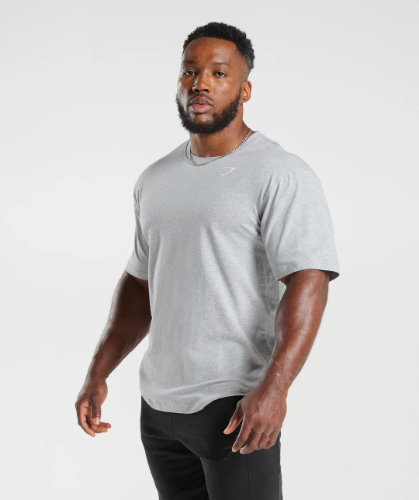 Power T-Shirt - Light Grey Core Marl(L)
