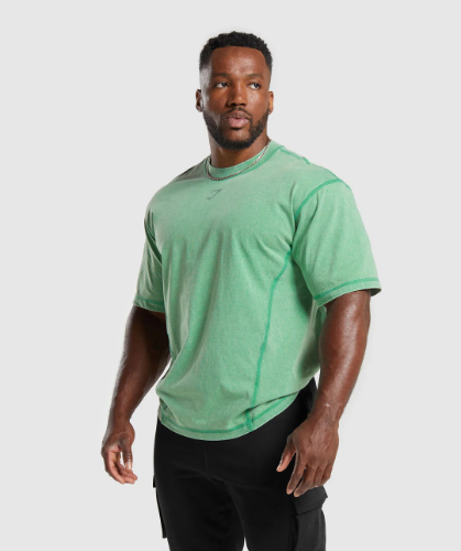 Heritage Washed T-Shirt - Lagoon Green(XS)