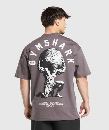 Gymshark Atlas T-Shirt - Brushed Purple - Medium