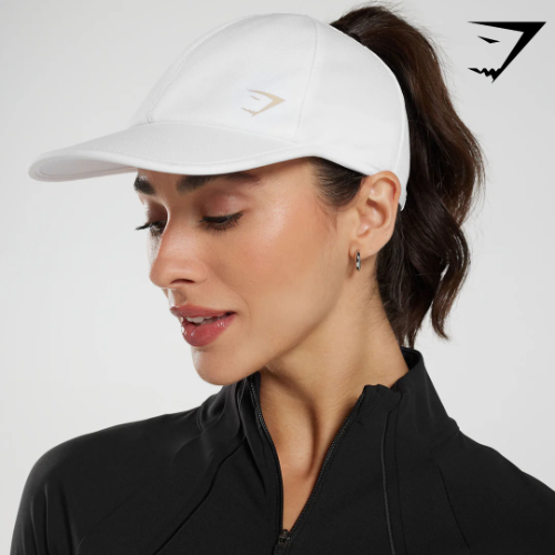 Ponytail Cap - White