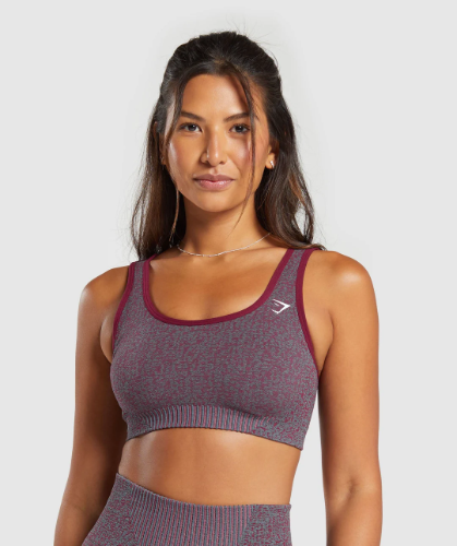 MARL SEAMLESS BRA plum pink(M)
