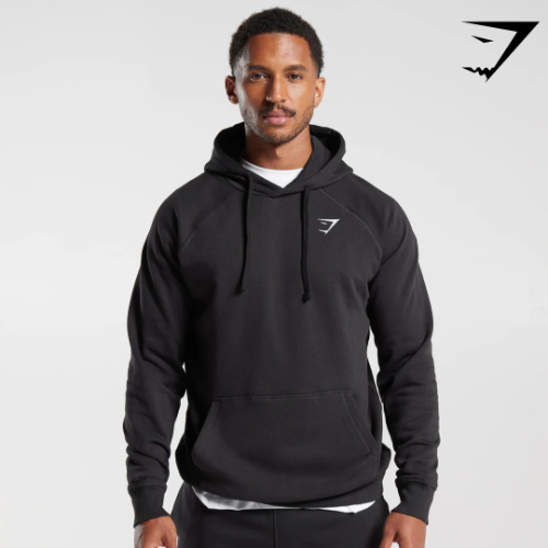 Crest Hoodie - Black(L)