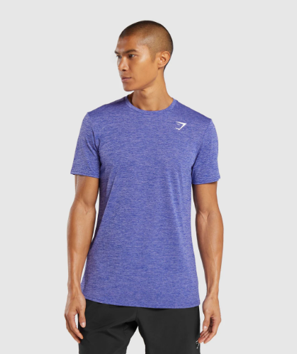 ARRIVAL MARL T-SHIRT purple(M)