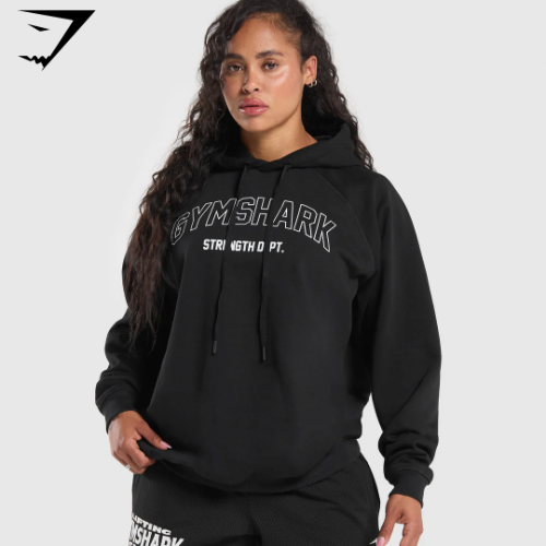 Strength Department Oversized Hoodie - Black(S)