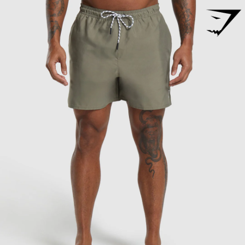 5" Swim Shorts - Utility Green(M)