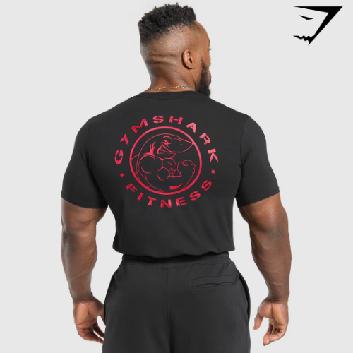 Legacy T-Shirt - Black/Conditioning Red(XL)