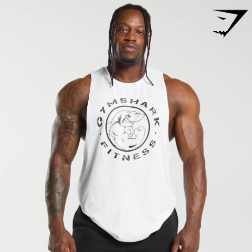 Legacy Drop Arm Tank - White(S)