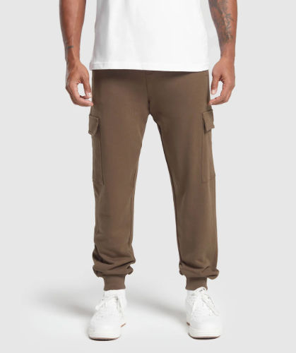 Rest Day Essentials Cargo Joggers - Penny Brown(S)