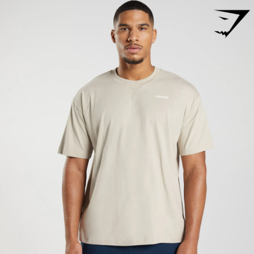 Rest Day Sweats T-Shirt - Pebble Grey(L)