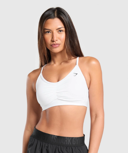 RUCHED SPORTS BRA(XS)