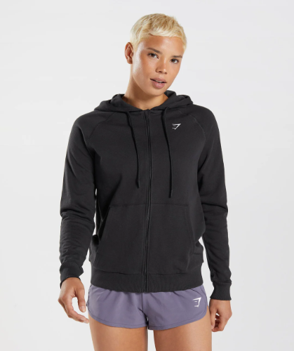 TRAINING ZIP HOODIE black(S)