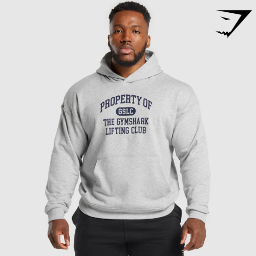 Property Of Hoodie - Light Grey Core Marl(M)