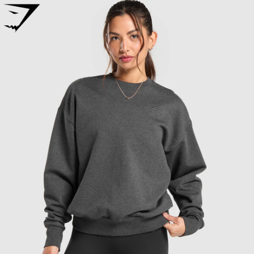 Rest Day Sweats Crew - Black Core Marl(XS)