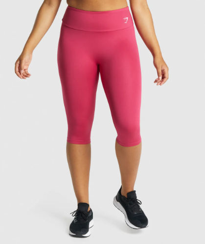 TRAINING CROPPED LEGGINGS pink(S)