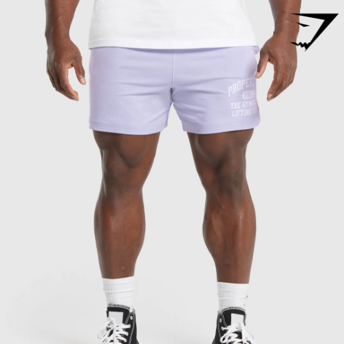 Lightweight Jersey Shorts - Silver Lilac(M)