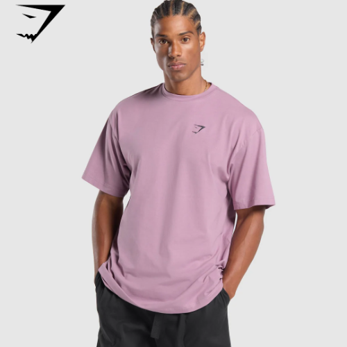 Essential Oversized T-Shirt - Soft Purple(M)