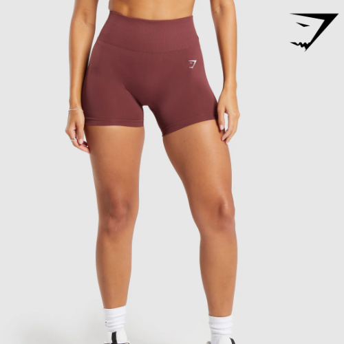 Everyday Seamless Shorts - Burgundy Brown(S)