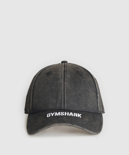 WASHED CAP Black