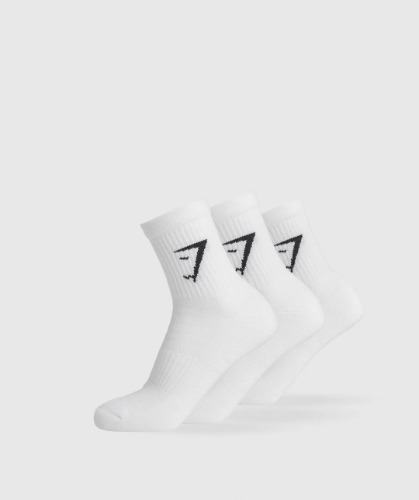 Midi 3pk Socks - White