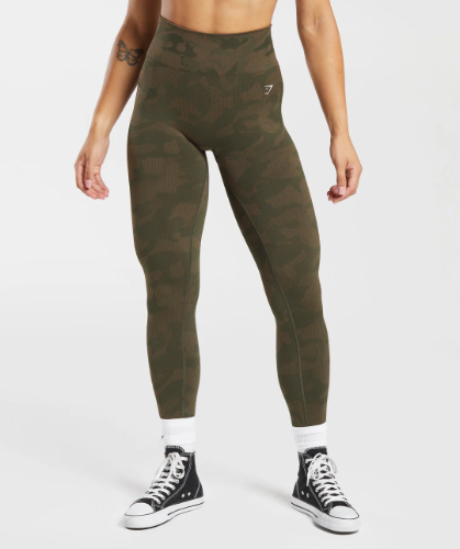 Adapt Camo Seamless Leggins- Winter Olive/Soul Brown(S)