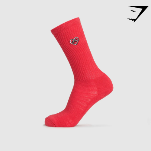 GFX Crew Single Socks - Jamz Red(S)