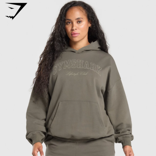 Campus Classics Graphic Hoodie - Camo Brown(XS)