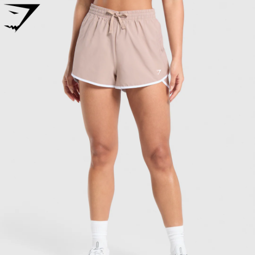 Training Contrast Loose Shorts 2.5" - Stone Pink(S)
