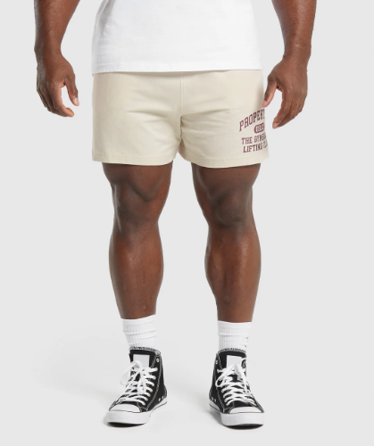 Lightweight Jersey Shorts - Ecru White(S)