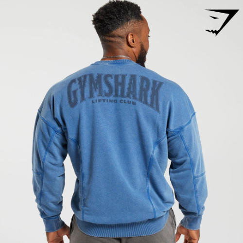 Heritage Washed Crew - Vintage Blue(S)