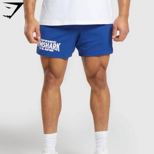 Lifting Club Mesh 5" Shorts - Wave Blue(M)