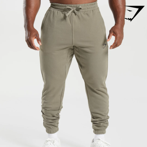 Essential Oversized Joggers - Linen Brown(M)