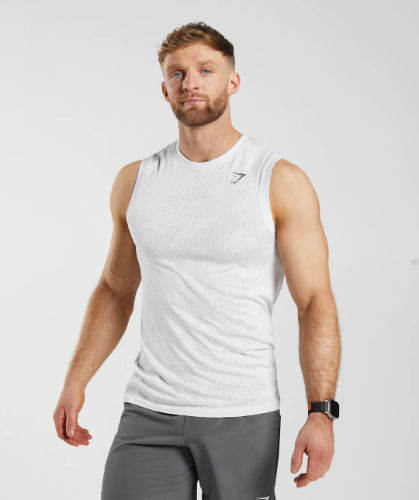 SPORT SEAMLESS TANK smokey-grey(L)