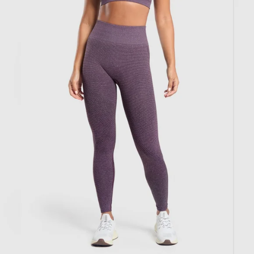 Sport Seamless Leggings - Magenta Purple