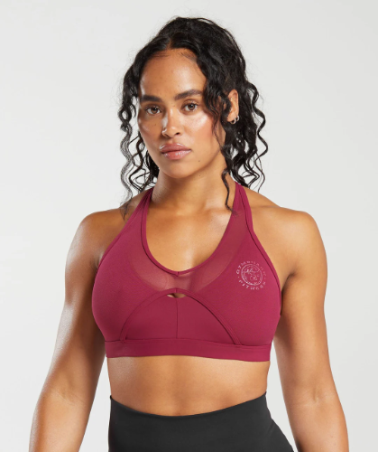Legacy T-Bar Sports Bra - Raspberry Pink(S)