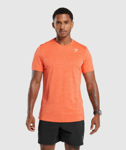 ARRIVAL MARL T-SHIRT ignite orange(M)