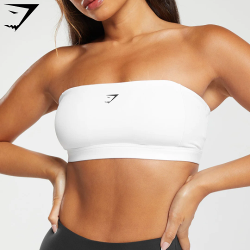 Multi Way Strap Bandeau Bra - White(M)