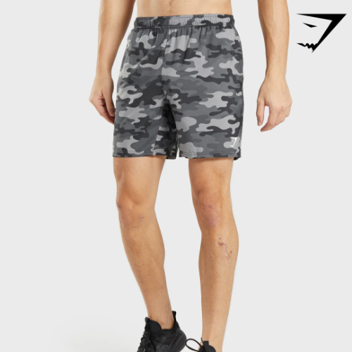Arrival Shorts - Grey Print(XXL)