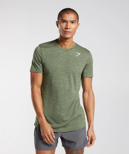 ARRIVAL MARL T-SHIRT olive marl(S)