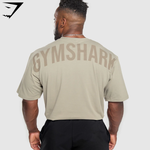 Power T-Shirt - Ecru Brown(L)