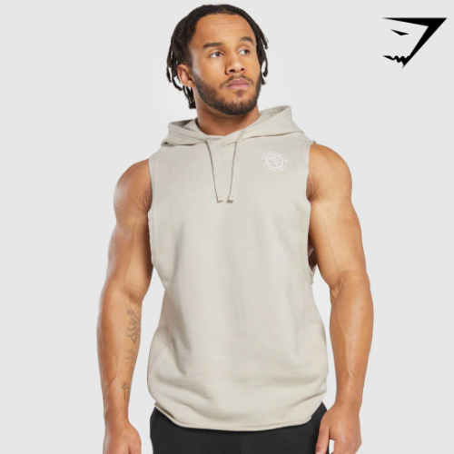 Legacy Drop Arm Hoodie - Pebble Grey(M)