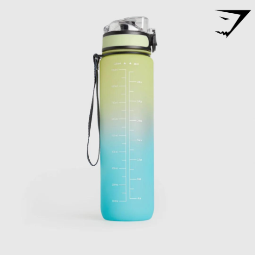 Sports Bottle - Pastel Sage Green/Artificial Teal