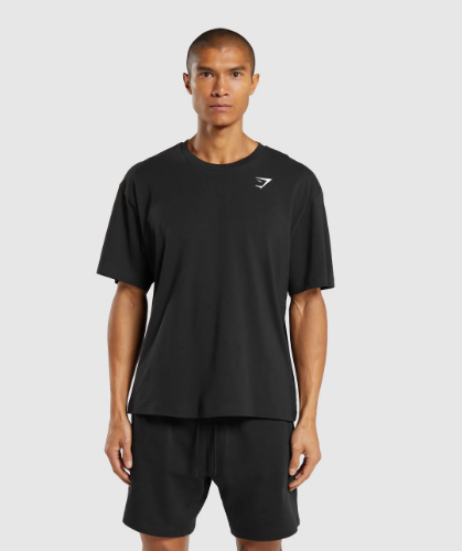 Essential Oversized T-Shirt - Black(M)