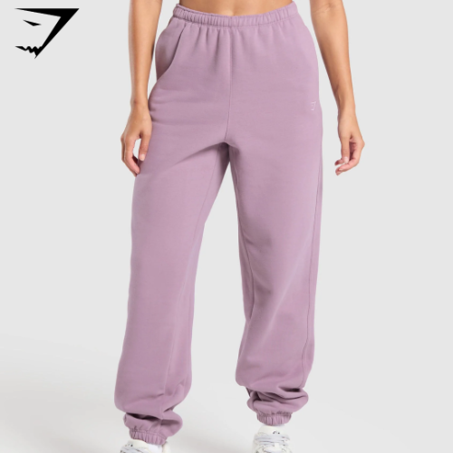 Fleece Joggers (XS) - Soft Purple